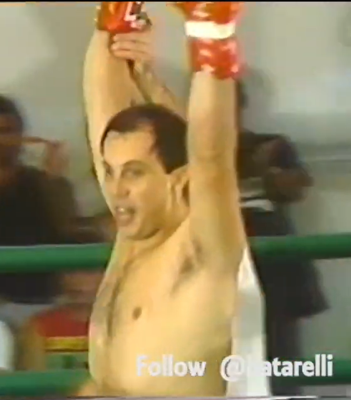Sergio Batarelli celebrating championship victory